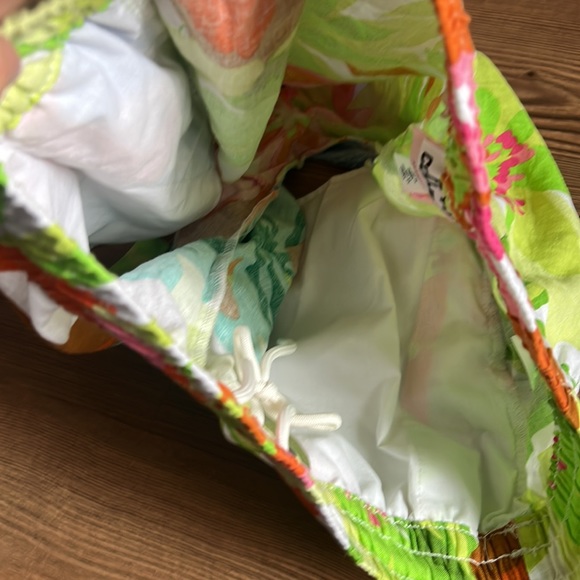 Future Collective Linen Blend Colorful Floral Shorts Size Small - Picture 5 of 8